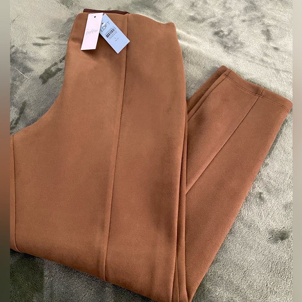 NWT Soft suede material dress leggings